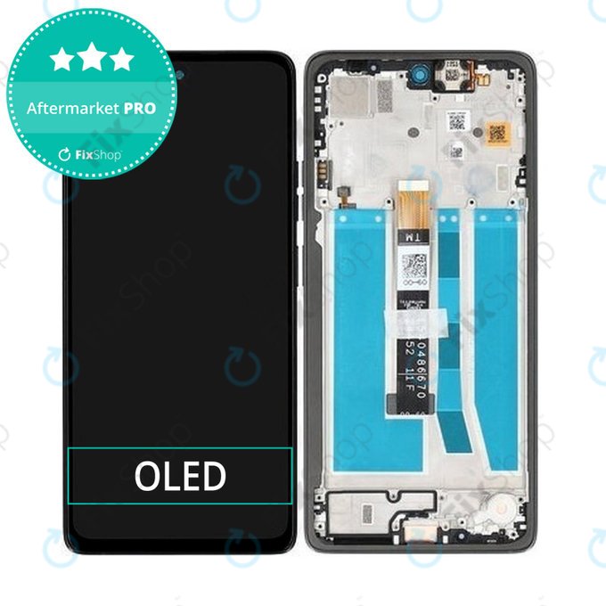 Motorola Moto G75 5G XT2437-2 - LCD Displej + Dotykové Sklo + Rám (Black) TFT