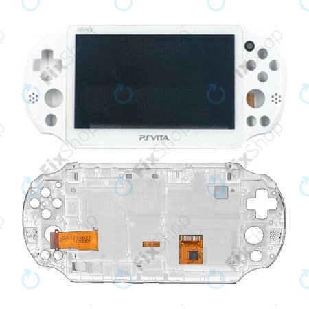 Sony Playstation Vita 2000 - LCD Displej + Dotykové Sklo (Bílá)