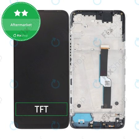 Motorola One Fusion Plus - LCD Displej + Dotykové Sklo + Rám (Twilight Blue) TFT