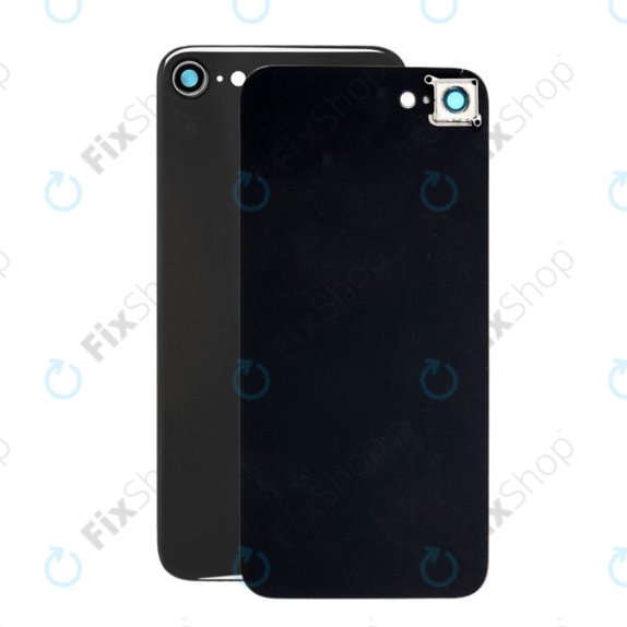 Apple iPhone 8 - Sklo Zadního Housingu + Sklíčko Zadní Kamery (Space Gray)