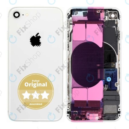Apple iPhone 8 - Zadní Housing (Silver) Pulled