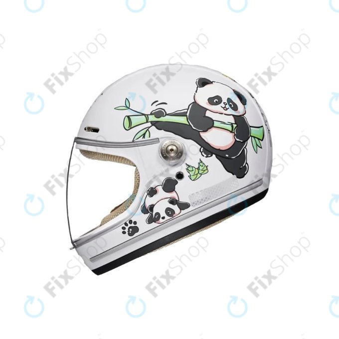 Dětská helma na elektrokoloběžku a kolo (46–52 cm) (Panda)