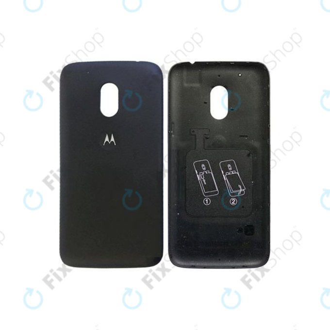 Motorola Moto G4 XT1622 - Bateriový Kryt (Black)