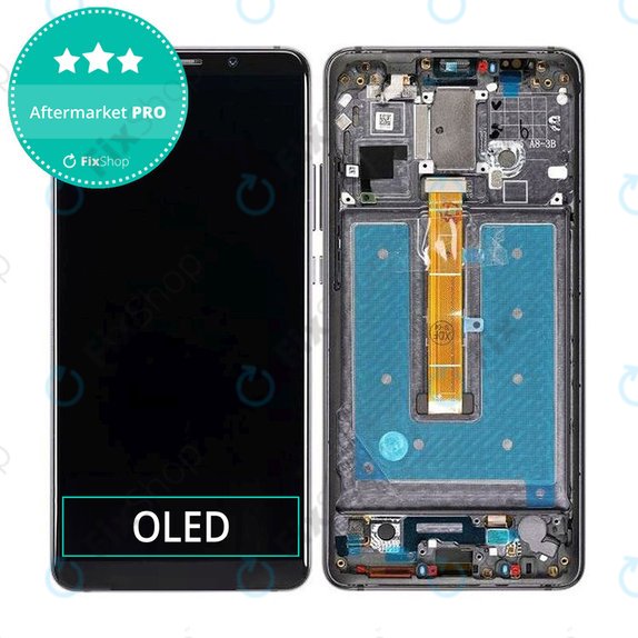 Huawei Mate 10 Pro - LCD Displej + Dotykové Sklo + Rám (Titanium Gray) OLED