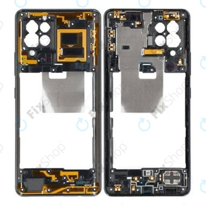 Samsung Galaxy A42 5G A426B - Střední Rám (Prism Dot Black) - GH97-25855A Genuine Service Pack