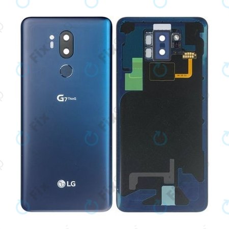 LG G710EM G7 ThinQ - Bateriový Kryt + Senzor otisku prstu (Modrá) - ACQ90241012