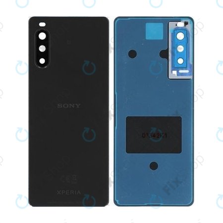 Sony Xperia 10 II - Bateriový Kryt (Black) - A5019526A Genuine Service Pack