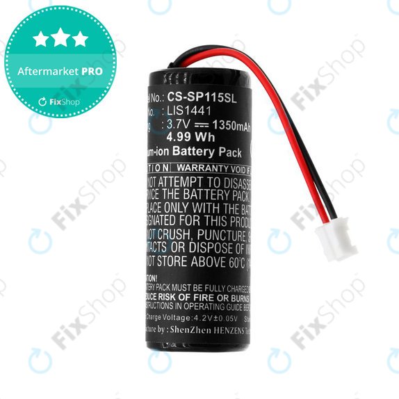 Baterie pro Sony PS3 Move, PS4, 1350mAh, Li-Ion, 3.7V, LIS1441, HQ