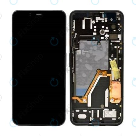 Google Pixel 4 XL - LCD Displej + Dotykové sklo + Rám (Oh So Orange) - 20GC20W0014