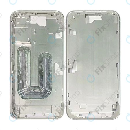 Apple iPhone 16 Plus - Střední rám + Tlačítka zapínání + Hlasitosti (White)