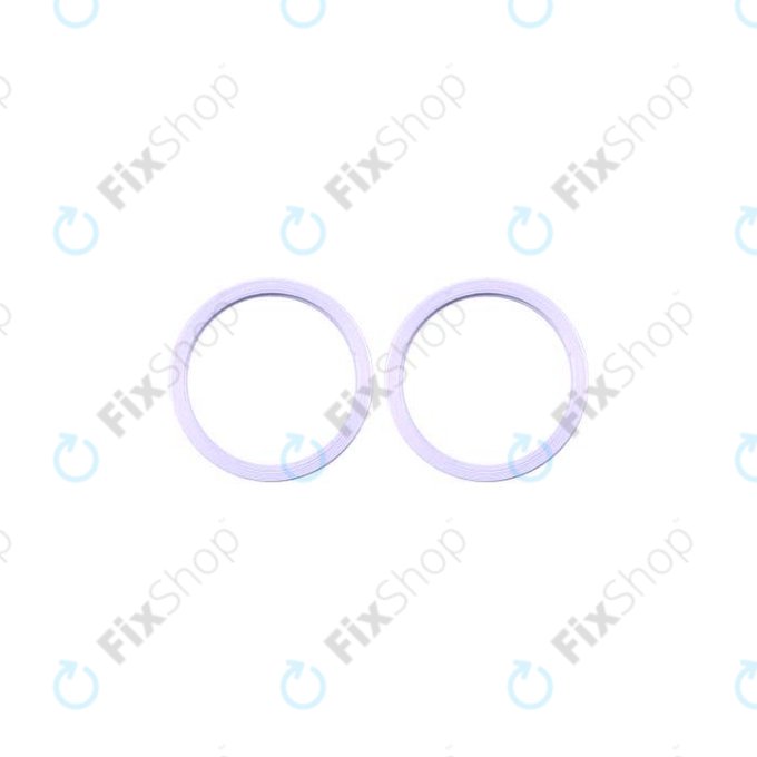 Apple iPhone 11, 12, 12 Mini - Rám Sklíčka Zadní Kamery (Purple) - 2ks