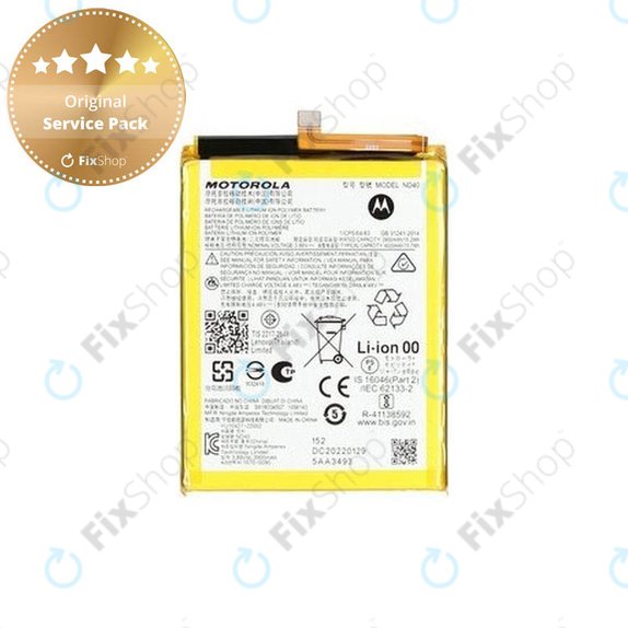 Motorola Edge 30 XT2203 - Baterie ND40 4020mAh - SB18D34507 Genuine Service Pack