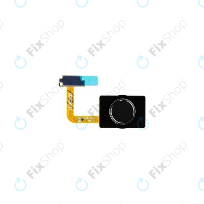 LG G710EM G7 ThinQ - Senzor Otisku Prstu + Flex Kabel (Černá) - EBD63505501 Genuine Service Pack