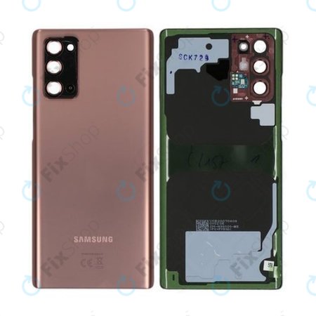 Samsung Galaxy Note 20 N980B - Bateriový Kryt (Mystic Bronze) - GH82-23298B Genuine Service Pack