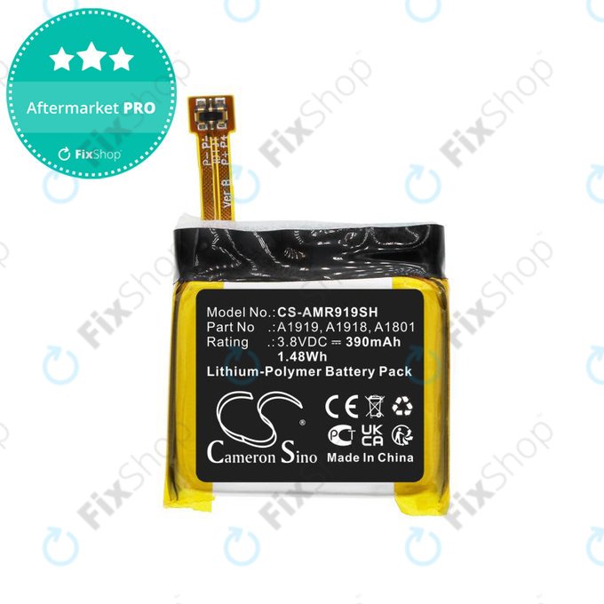 Baterie pro Amazfit T-Rex, 390mAh, Li-Pol, 3.8V, A1919, HQ