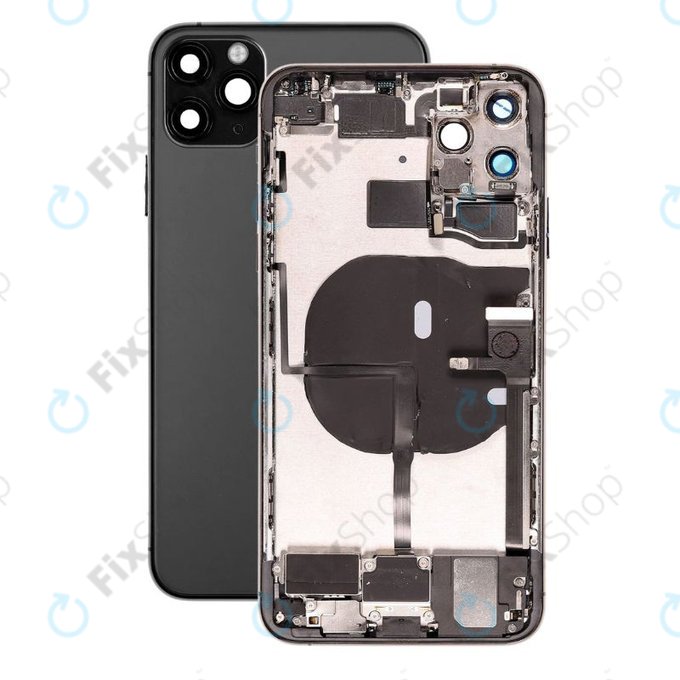 Apple iPhone 11 Pro Max - Zadní Housing s Malými Díly (Space Gray)