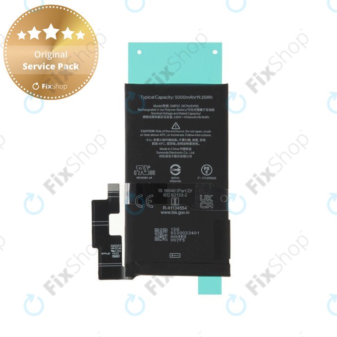Google Pixel 7 Pro GP4BC GE2AE - Baterie GMF5Z 5000mAh - G949-00304-01 Genuine Service Pack
