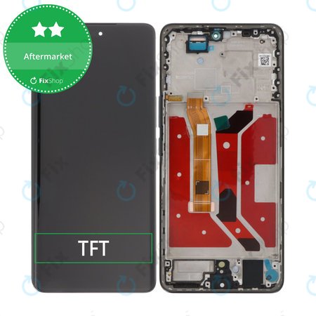 Honor Magic7 Lite - LCD Displej + Dotykové Sklo + Rám (Black) TFT
