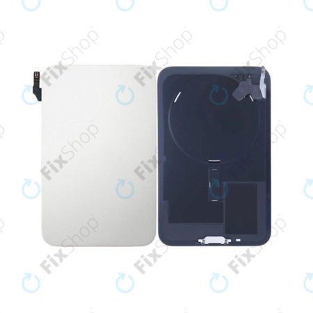 Sklo zadního housingu s MagSafe pro iPhone 17 Pro Max, Silver, Refurbished