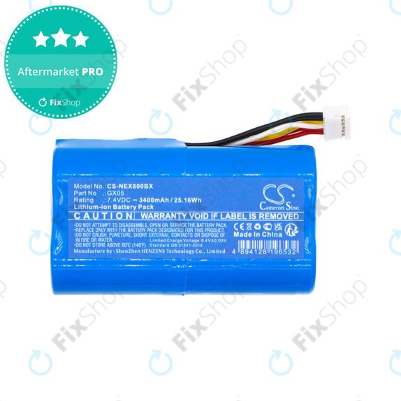 Baterie pro Dejavoo Qd2, Nexgo N86, Wizarpos Q2, 2600mAh, Li-Ion, 7.4V, GX05, HQ