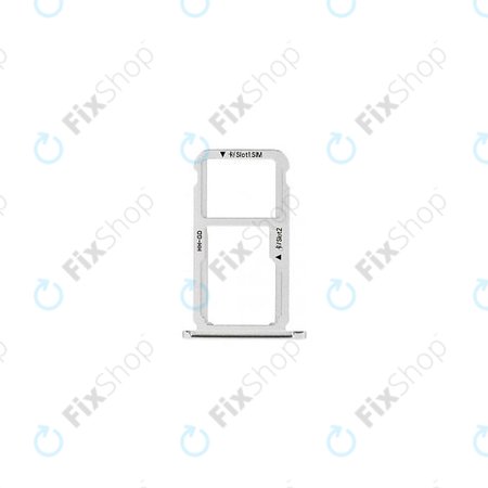 Huawei Honor 6X - SIM Slot (Silver) - 51661CBR Genuine Service Pack