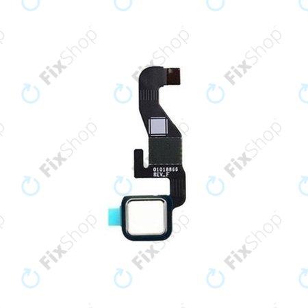 Motorola Moto Z XT1650 - Tlačítko Domů + Senzor Otisku Prstu (White)