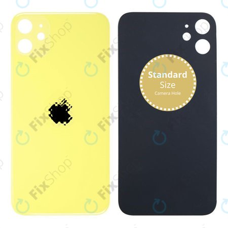 Apple iPhone 11 - Sklo Zadního Housingu (Yellow)