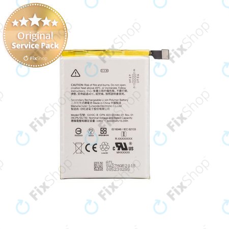 Google Pixel 3 XL - Baterie G013C-B 3430mAh - G823-00114-01 Genuine Service Pack