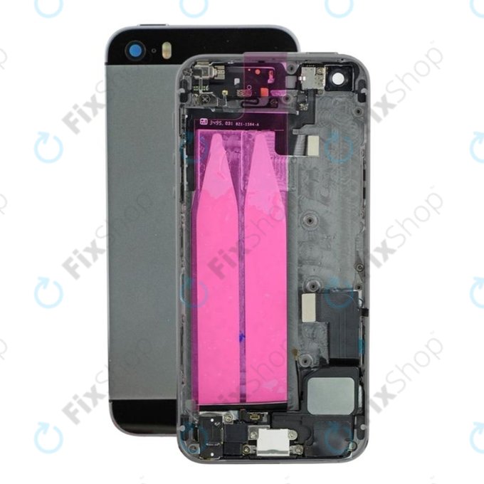 Apple iPhone 5S - Zadní Housing s Malými Díly (Space Gray)