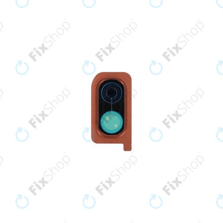 Samsung Galaxy A20 A205F - Rám Sklíčka Zadní Kamery (Coral Orange)
