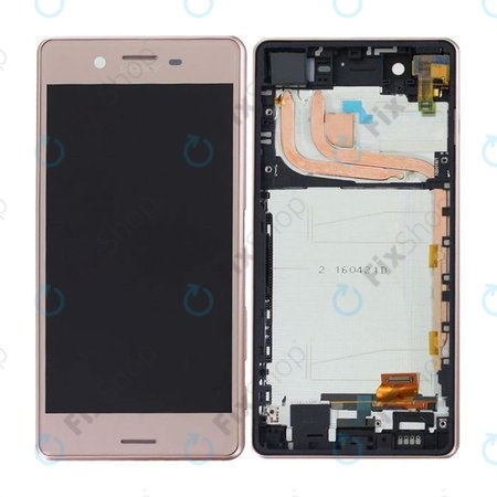 Sony Xperia X Performance F8131 - LCD Displej + Dotykové sklo + Rám (Růžová) - 1302-3696