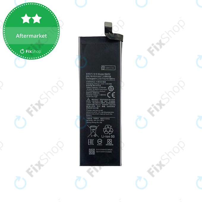 Xiaomi Mi Note 10, Mi Note 10 Lite, Mi Note 10 Pro - Baterie BM52 5260mAh