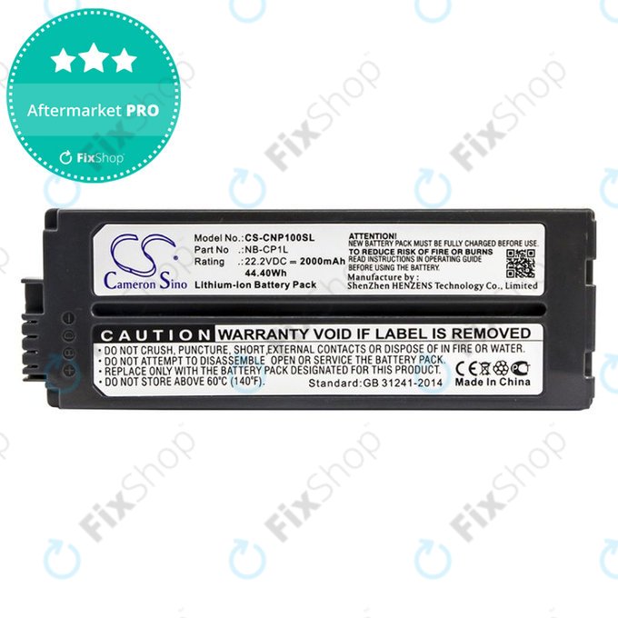 Baterie pro Canon Selphy CP, 2000mAh, Li-Ion, 22.2V, NB-CP1L, HQ