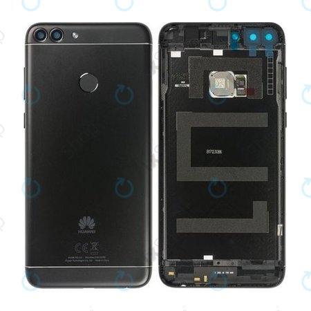 Huawei P Smart FIG-L31 - Bateriový Kryt + Snímač Otisků Prstů (Black) - 02351TEF, 02351STS, 02352NCC Genuine Service Pack