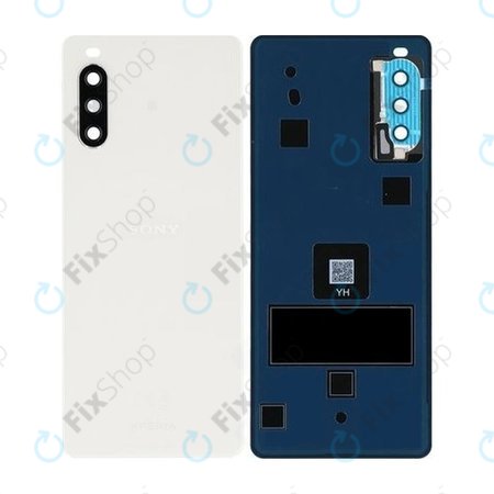 Sony Xperia 10 III - Bateriový Kryt (White) - A5034098A Genuine Service Pack