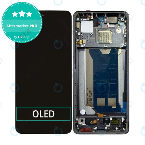 Xiaomi Poco F7 Pro - LCD Displej + Dotykové Sklo + Rám (Black) OLED