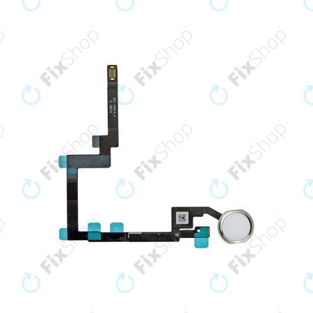 Apple iPad Mini 3 - Tlačítko Domů + Flex Cable (Stříbrná)