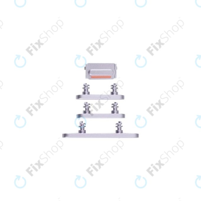 Apple iPhone 14 Pro Max - Boční Tlačítka (Silver)