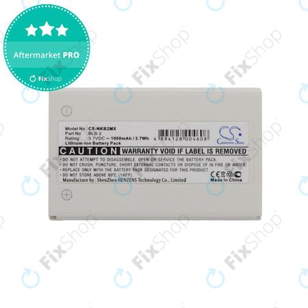 Baterie pro Nokia 3610, 6510, 8310, 1000mAh, Li-Ion, 3.7V, BLB-2, HQ