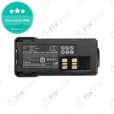 Baterie pro Motorola DP2000, Motorola DP2400, 2600mAh, Li-Ion, 7.4V, PMNN4415, HQ