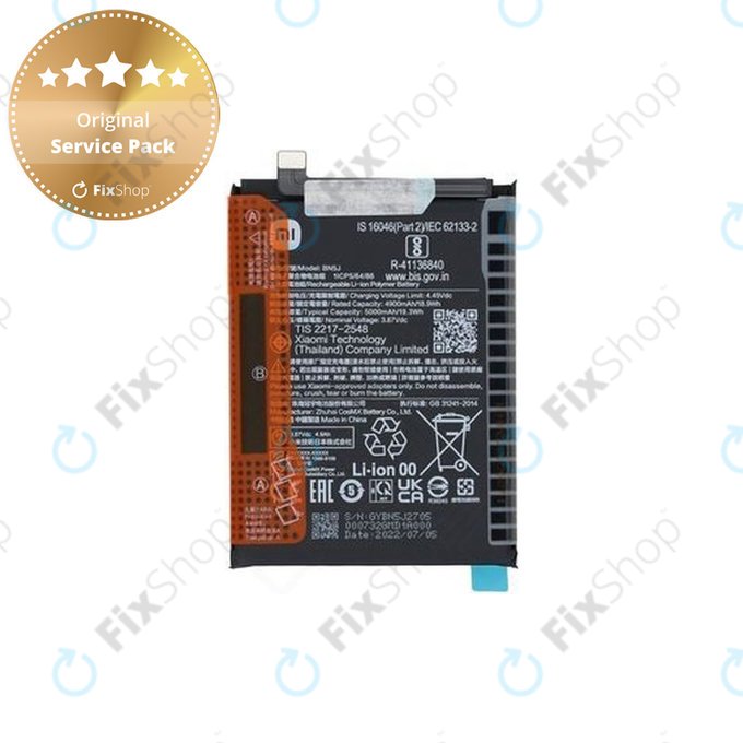 Xiaomi Poco X5 - Baterie BN5J 5000mAh - 46020000F41Y Genuine Service Pack
