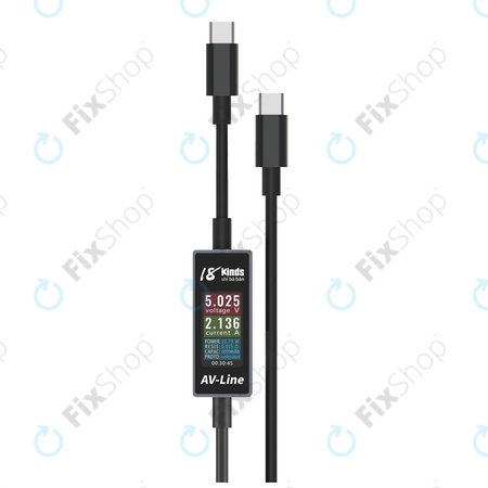 AV-Line - Smart Detekční Nabíjecí Kabel (USB-C - USB-C)