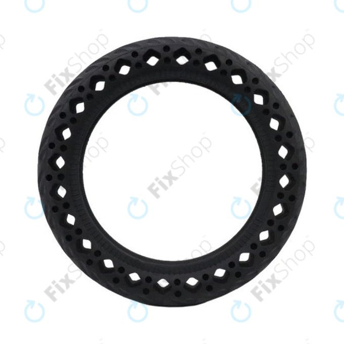 Xiaomi Mi Electric Scooter 1S, 2 M365, Essential, Pro, Pro 2 - Odolná Plná Bezdušová Pneumatika (Typ 2) (Black)