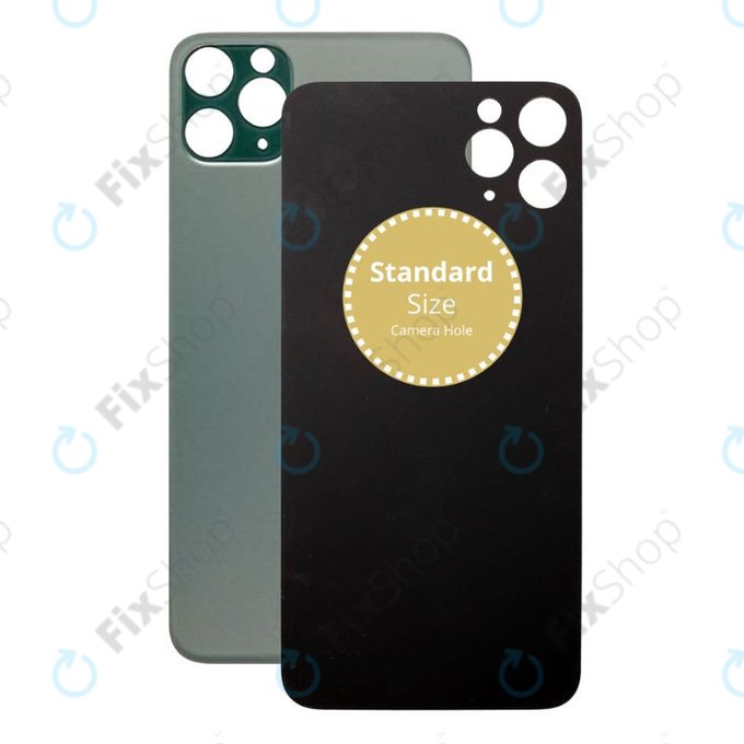 Apple iPhone 11 Pro - Sklo Zadního Housingu (Green)