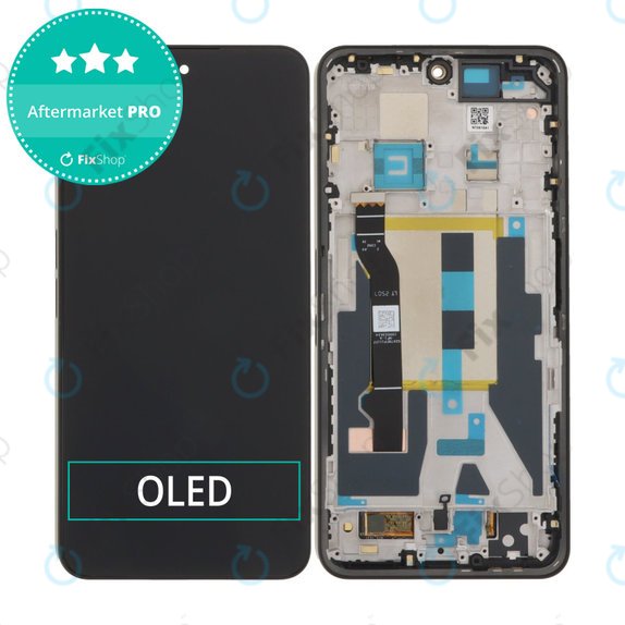 Nothing Phone (3a) Pro - LCD Displej + Dotykové Sklo + Rám (Black) OLED