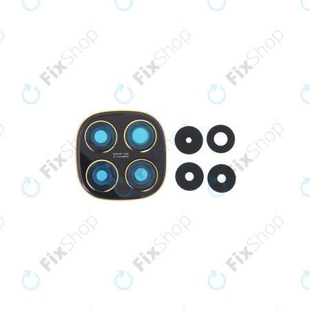 Xiaomi Poco X7 - Sklíčko Zadní Kamery s Rámom (Black)