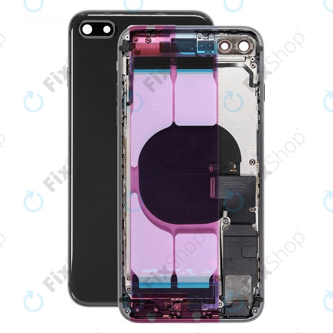 Apple iPhone 8 Plus - Zadní Housing s Malými Díly (Space Gray)