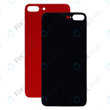 Apple iPhone 8 Plus - Sklo Zadního Housingu (Red)