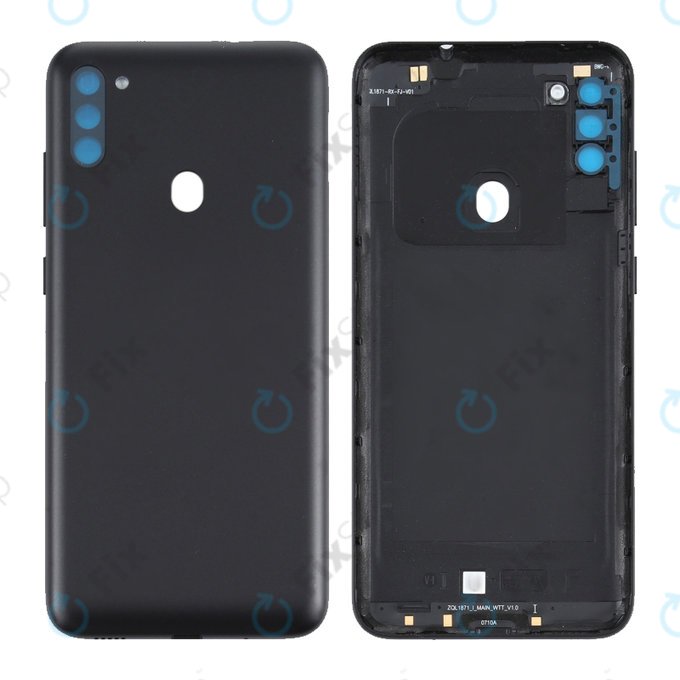 Samsung Galaxy M11 M115F - Bateriový Kryt (Black) - GH81-19132A Genuine Service Pack