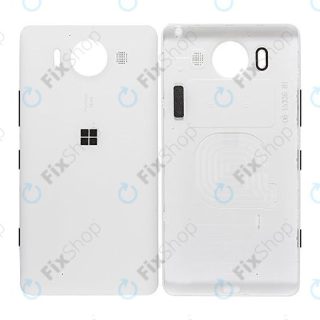 Microsoft Lumia 950, 950 LTE, 950 Dual SIM - Bateriový Kryt (Bílá) - 00814D8